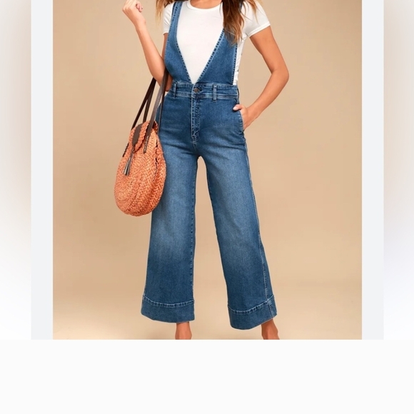 Free People Denim - Free People Aline Denim Overalls